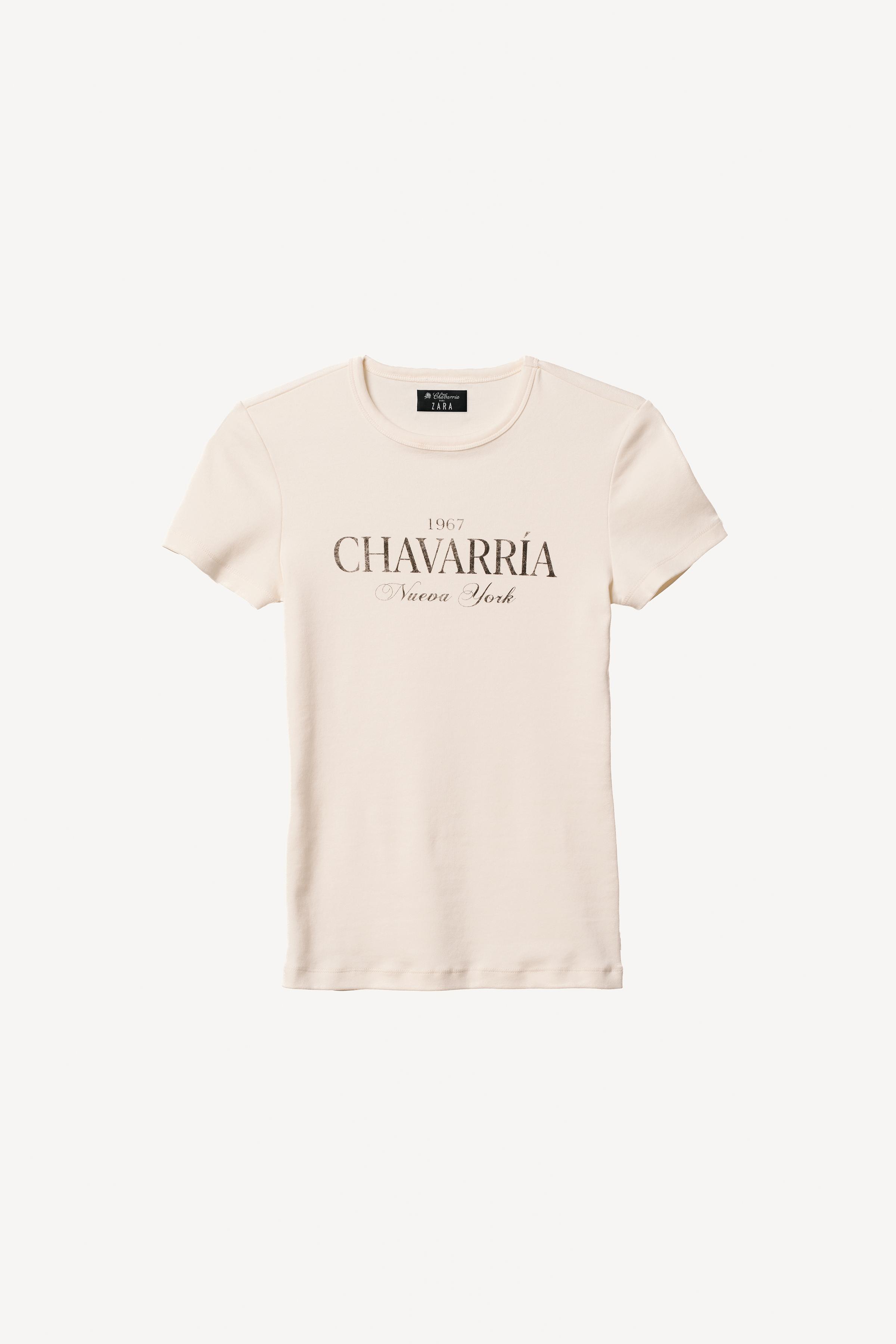 FRONT TEXT T-SHIRT WILLY CHAVARRIA X ZARA